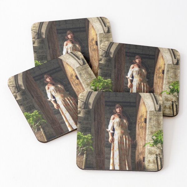 Item preview, Woman at a Medieval Door designed and sold by Daniel Eskridge.