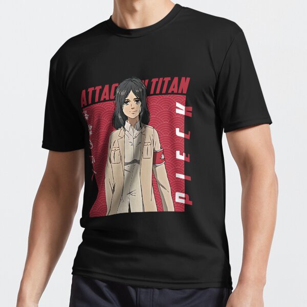 Pieck Finger Attack On Titan Active T Shirt By Sophiesnk Redbubble - attack on titan uniform shirt roblox