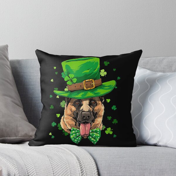 Item preview, German Shepherd Leprechaun St Patricks Day Dog designed and sold by EmilyPippin.