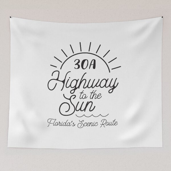 Item preview, 30A Rosemary Beach Alys Beach Grayton Beach Seaiside Blue Mountain Emerald Coast A1a designed and sold by SiloPressCo.