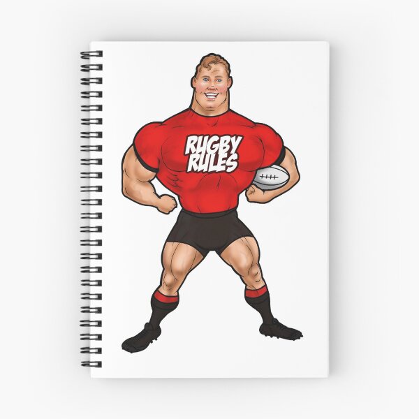 Item preview, Mr. Rugby in Red and Black Kit designed and sold by joeystjohn.