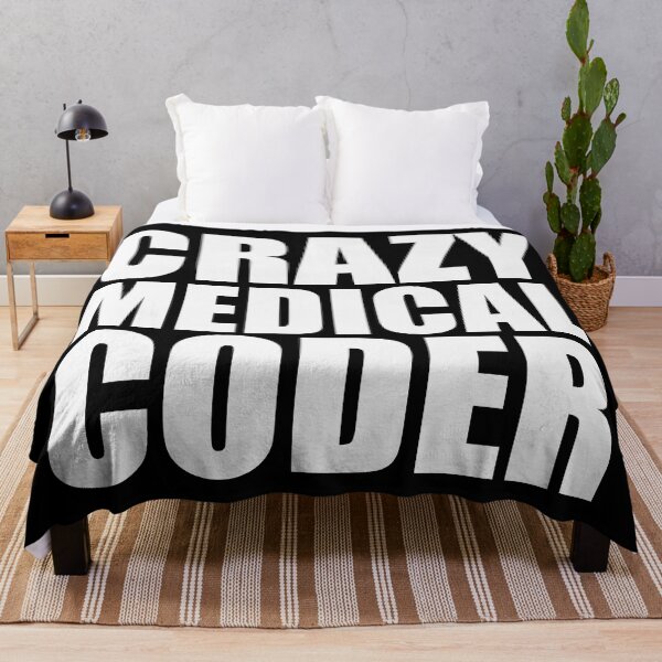 Item preview, Crazy Medical Coder, Funny Clinical Coder Gift designed and sold by B3N-arts.