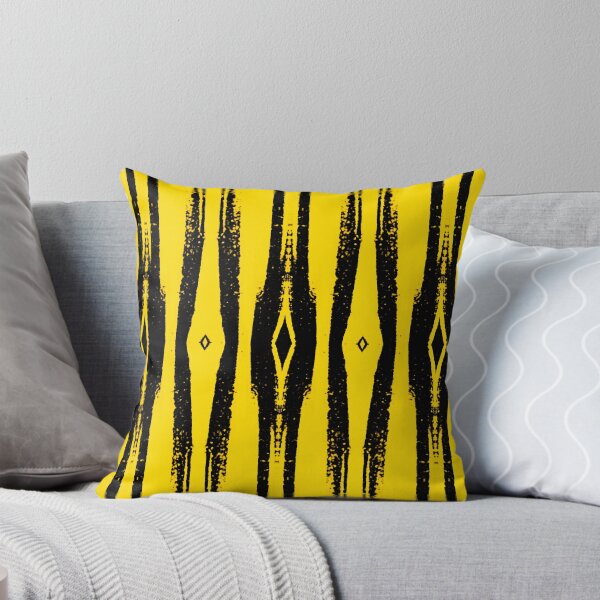 Item preview, Diseño de arte único peculiar amarillo negro patrón repetitivo Bumblebee Eye Of The Storm designed and sold by TeachUrb.
