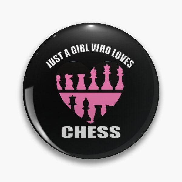 Item preview, Just A Girl Who Loves Chess designed and sold by LuraLynda.