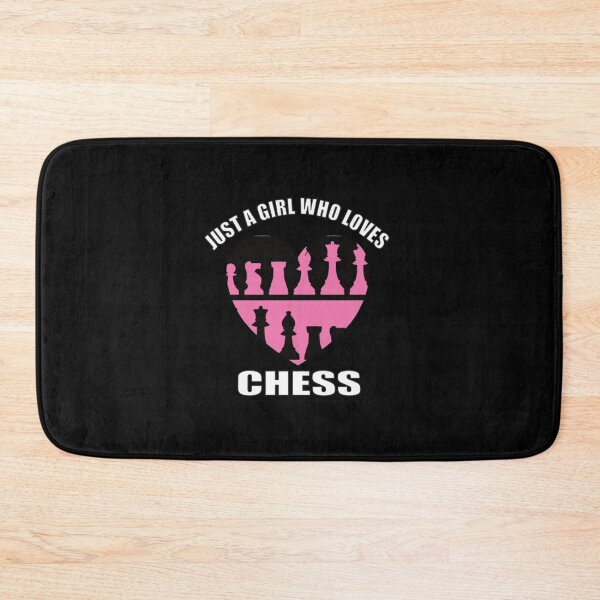 Item preview, Just A Girl Who Loves Chess designed and sold by LuraLynda.