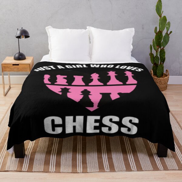 Item preview, Just A Girl Who Loves Chess designed and sold by LuraLynda.