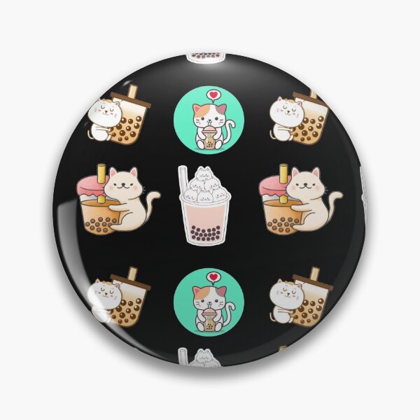 Item preview, Cat Boba Tea designed and sold by TheAnimalZ00.