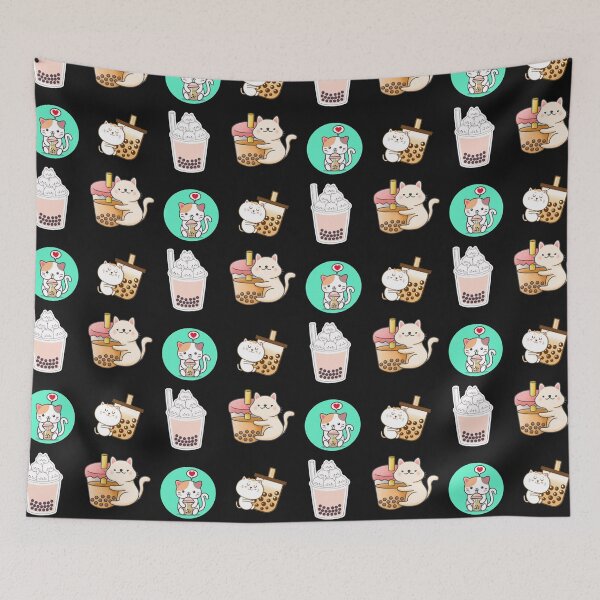 Item preview, Cat Boba Tea designed and sold by TheAnimalZ00.