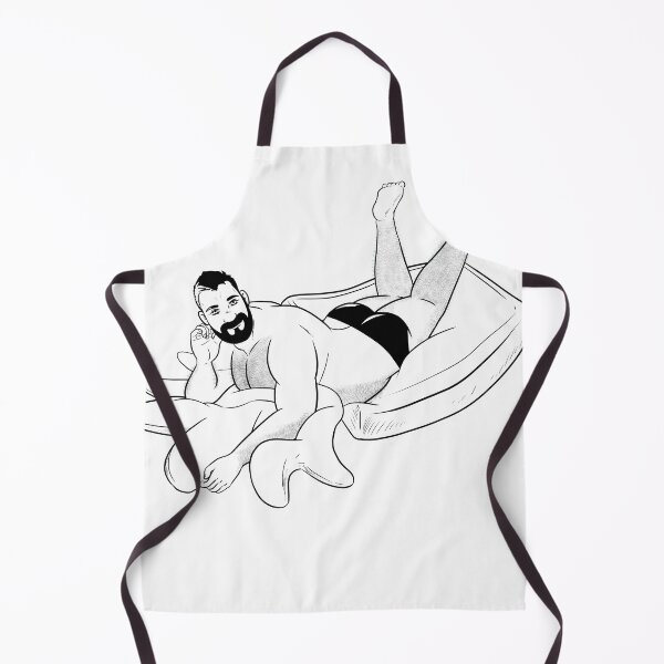 Item preview, Pineapple Bear Float Black/White designed and sold by paulnicholas.