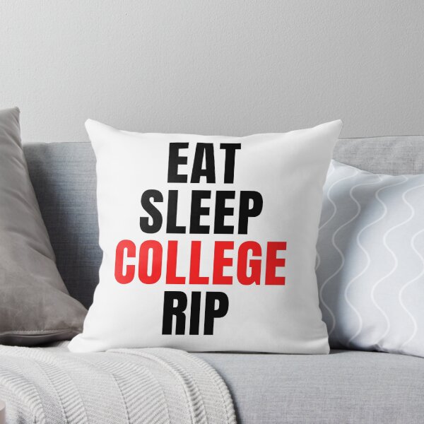 Aperçu de l'œuvre Mangez Sleep College Reposez en paix créée et vendue par CHTees.