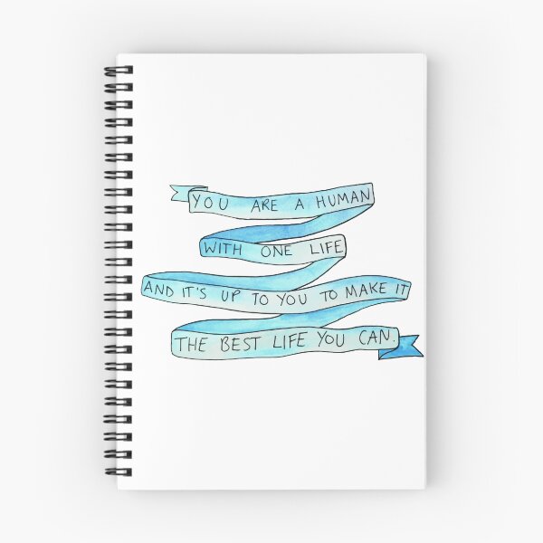 Item preview, danisnotonfire Life Motivation Quote (blue) designed and sold by hexahue.