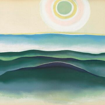 Artwork thumbnail, Georgia O'Keeffe Sun, Water, Maine by emidye20