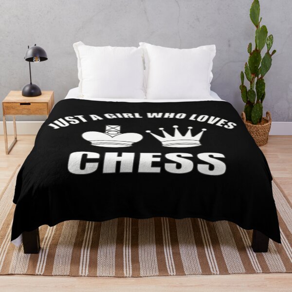 Item preview, Just A Girl Who Loves Chess  designed and sold by LuraLynda.