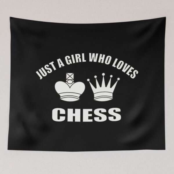 Item preview, Just A Girl Who Loves Chess  designed and sold by LuraLynda.