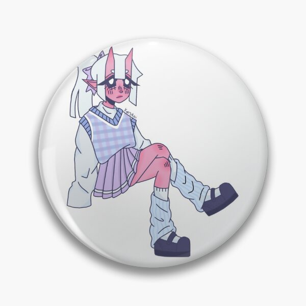 Item preview, pastel demon girl  designed and sold by kerukoi.