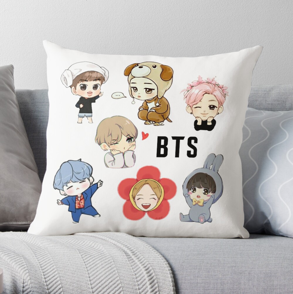 BTS Chibi - Bts - Pillow