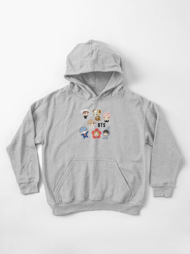 Chibi BTS Kids Pullover Hoodie for Sale by BTS Merchandise Redbubble