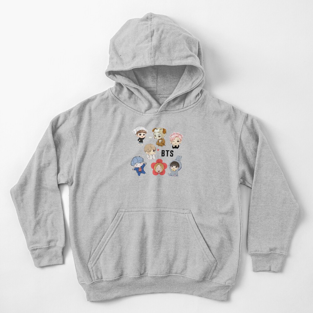 Chibi BTS Kids Pullover Hoodie for Sale by BTS Merchandise Redbubble