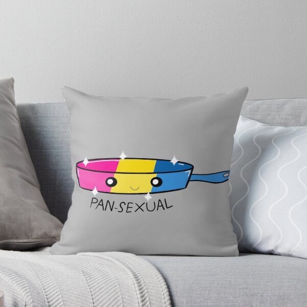 Item preview, Pansexual Pan (grey background version) designed and sold by Mila  Hancock.
