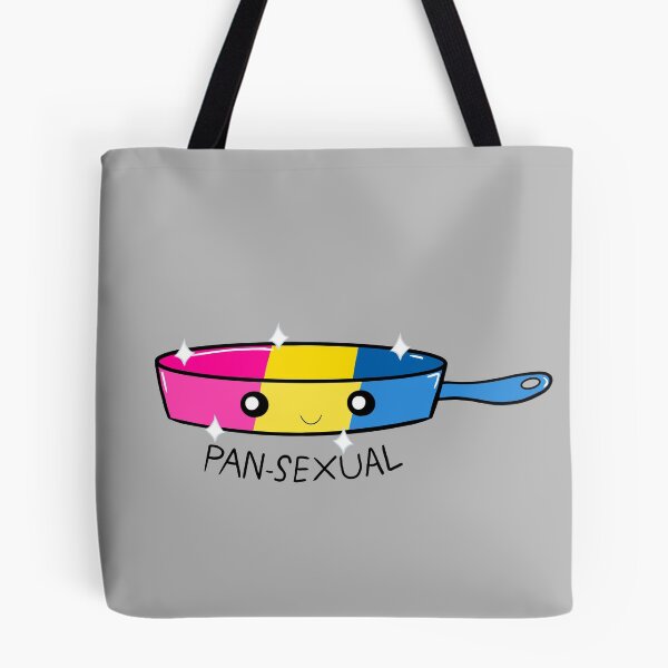 Item preview, Pansexual Pan (grey background version) designed and sold by Mila  Hancock.
