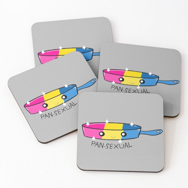 Item preview, Pansexual Pan (grey background version) designed and sold by Mila  Hancock.
