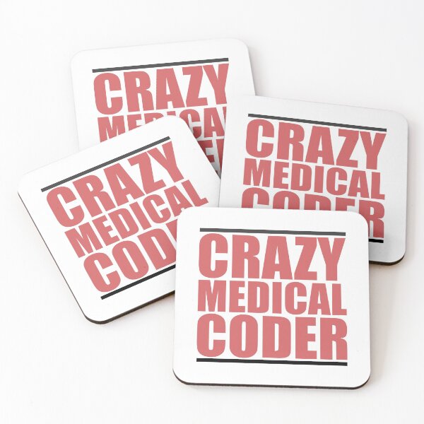 Item preview, Crazy Medical Coder, Funny Clinical Coder Gift designed and sold by B3N-arts.