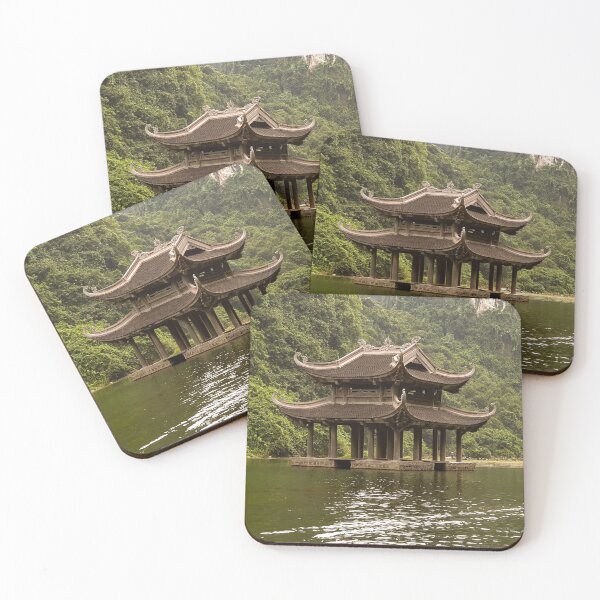 Item preview, Buddhist Temple, Limestone Karst Peaks, Trang An Region, Ninh Binh, Vietnam designed and sold by Ross.A.Campbell.