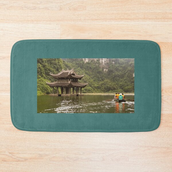 Item preview, Buddhist Temple, Limestone Karst Peaks, Trang An Region, Ninh Binh, Vietnam designed and sold by Ross.A.Campbell.