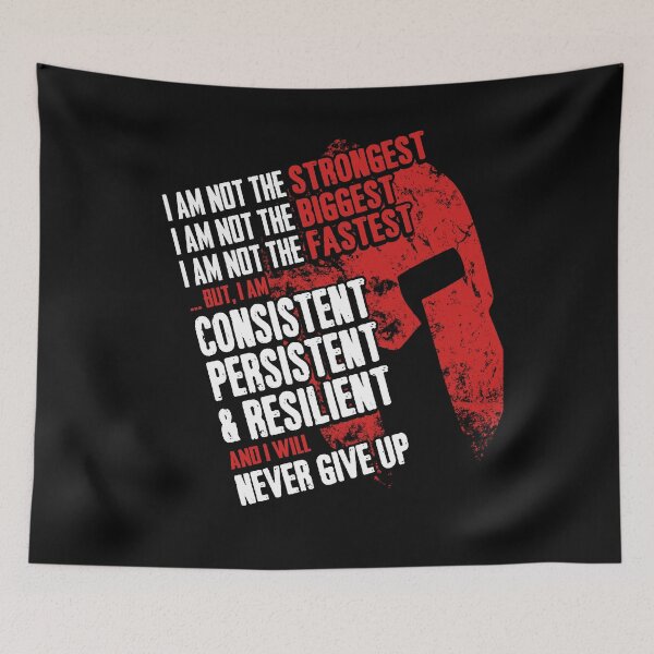 Item preview, Spartan I Am Not Strongest Biggest Fastest But I Will Never Give Up designed and sold by teest2209.