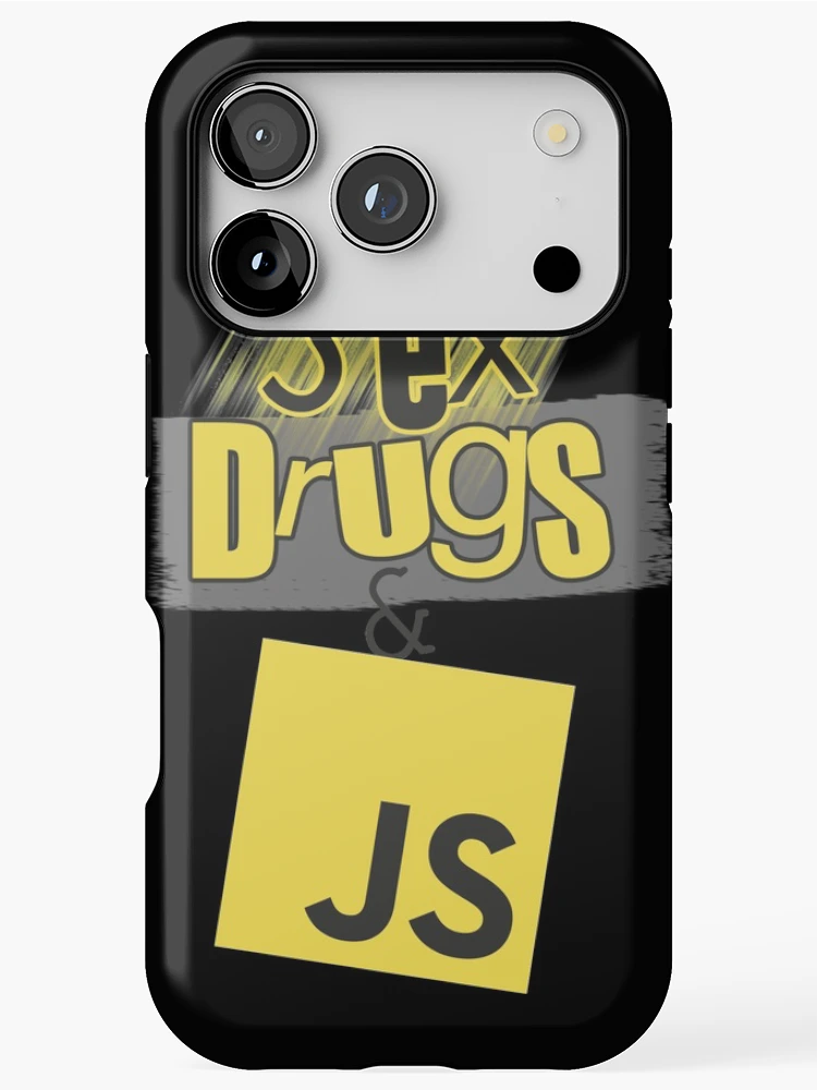 Thumbnail 1 of 4, iPhone Case, Sex, drugs and JavaScript designed and sold by Inmakia.