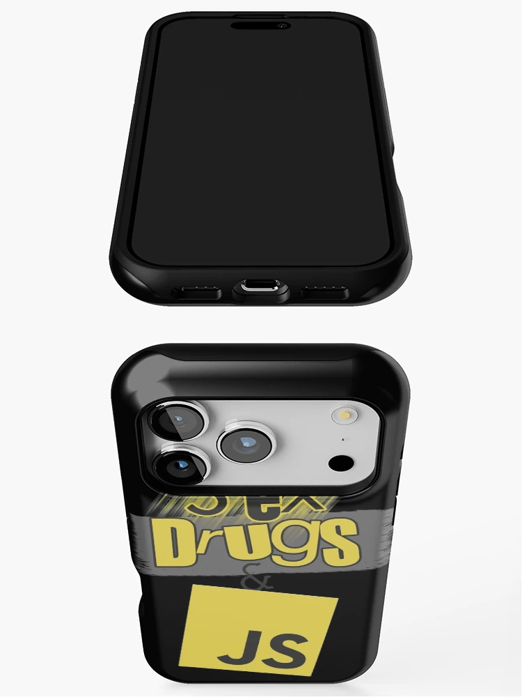 Thumbnail 3 of 4, iPhone Case, Sex, drugs and JavaScript designed and sold by Inmakia.