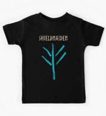 shieldmaiden - symbol Kids T-Shirt