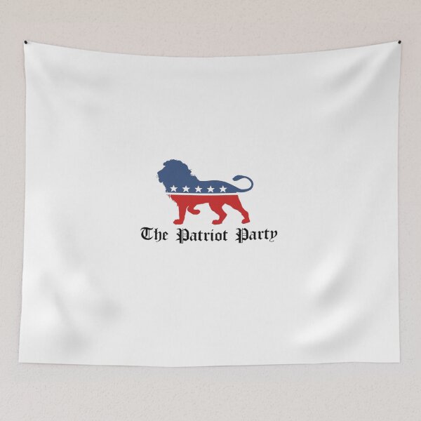 Item preview, The Patriot Party - Lion Patriotic 4th of July designed and sold by nguyenhines.