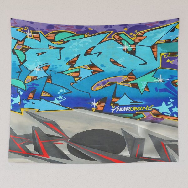 Item preview, Street art multi color design designed and sold by dineshv.