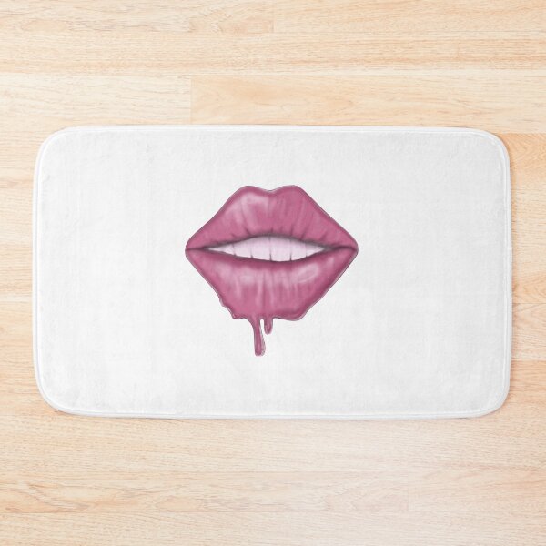 Item preview, Glossy Lips Mask in Pink  designed and sold by Ellora  Roy.