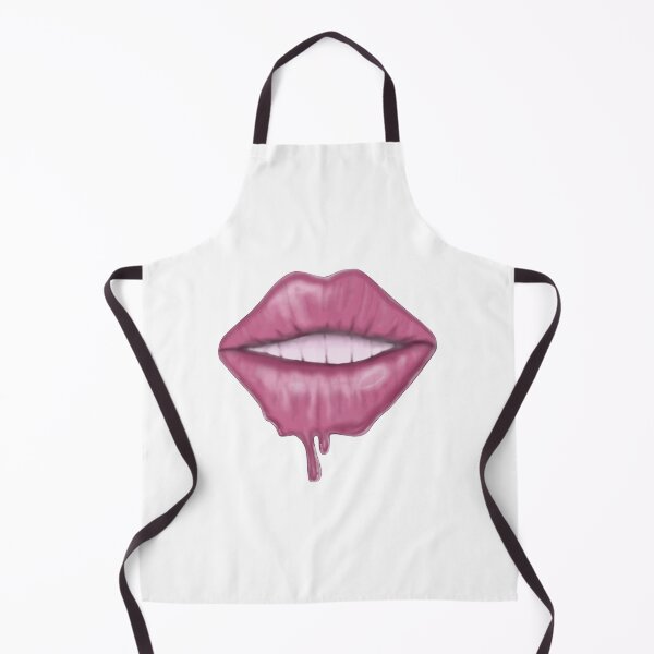 Item preview, Glossy Lips Mask in Pink designed and sold by Ellora Roy.