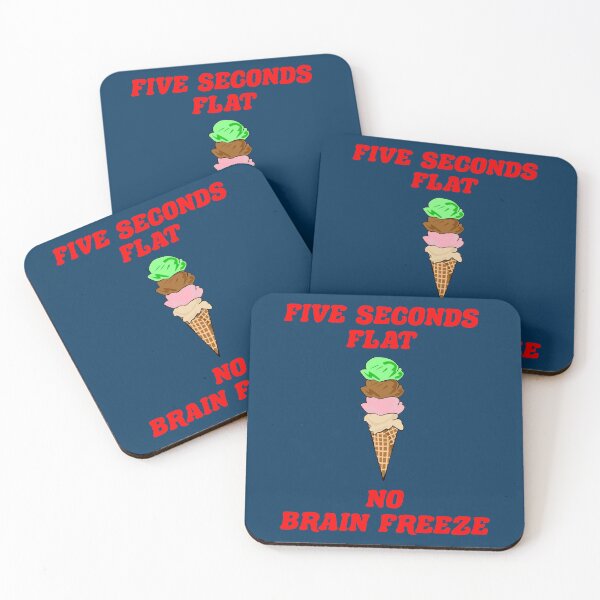 Item preview, Five Seconds Flat No Brain Freeze - Four Scoop Ice Cream Cone designed and sold by Oaks Creations.