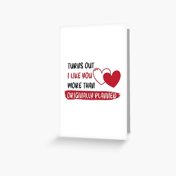 Love You More Greeting Cards Redbubble