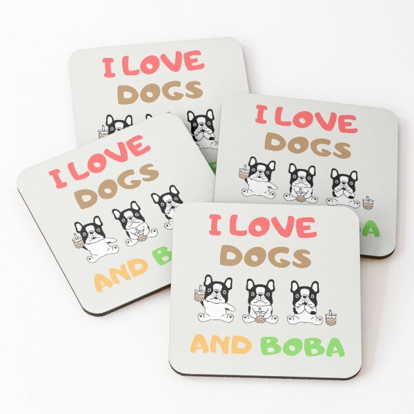 Item preview, Copy of I love dogs and boba designed and sold by TheAnimalZ00.