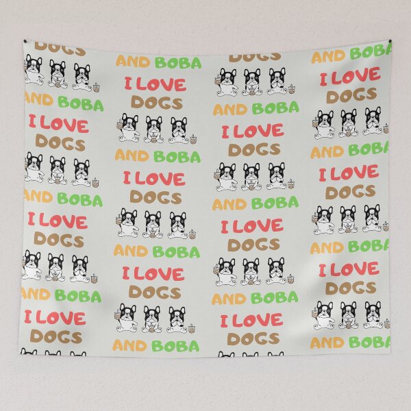 Item preview, Copy of I love dogs and boba designed and sold by TheAnimalZ00.