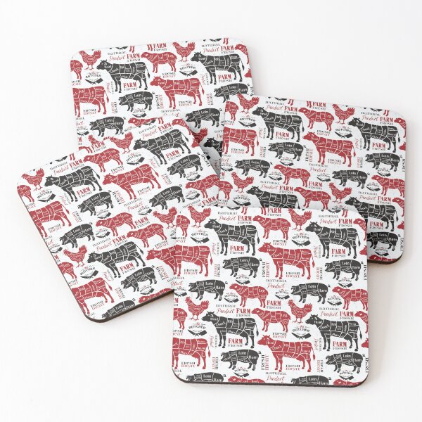 Item preview, Butcher Meat Cuts designed and sold by CaliCountryLife.