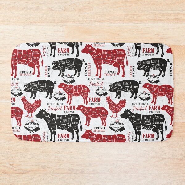 Item preview, Butcher Meat Cuts designed and sold by CaliCountryLife.