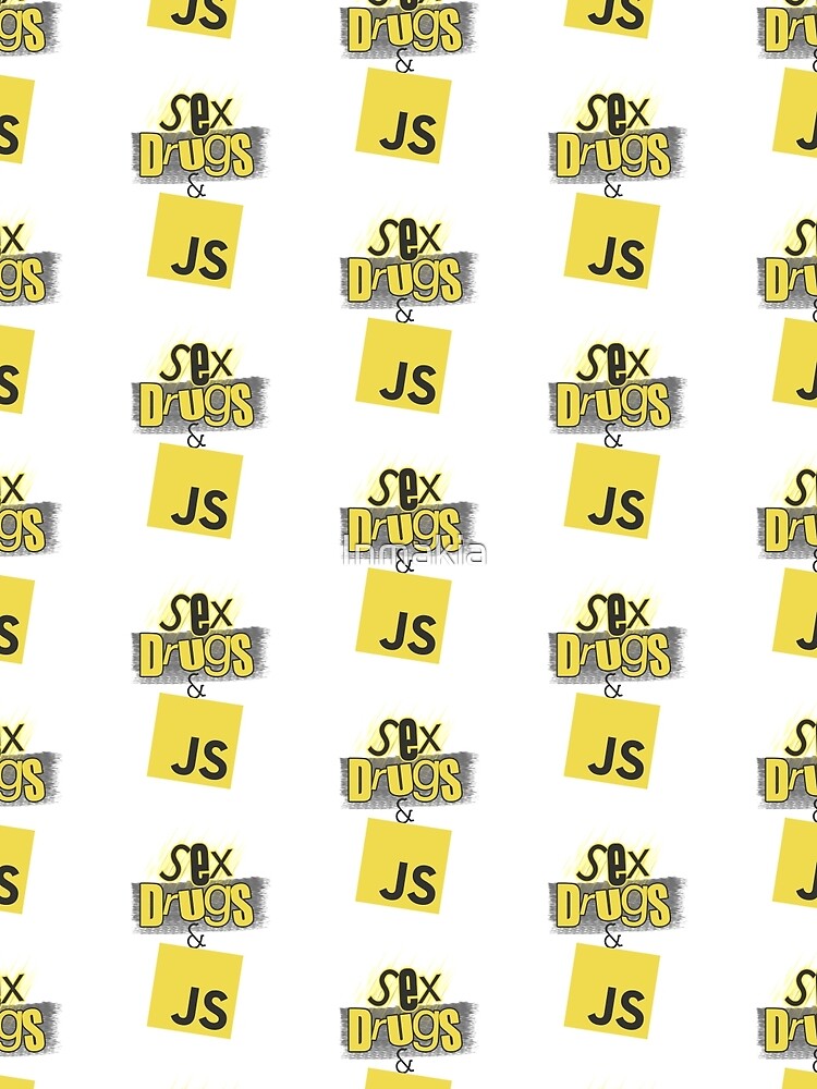 Thumbnail 3 of 3, Scarf, Sex, drugs and JavaScript designed and sold by Inmakia.