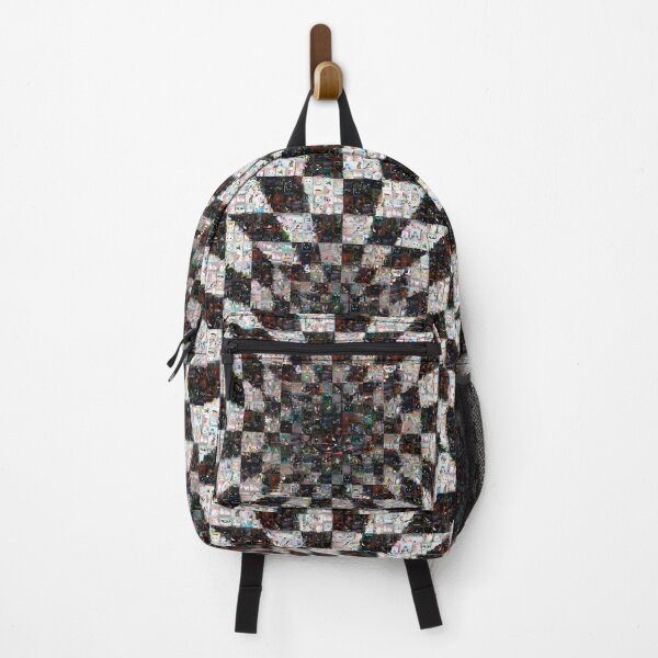 Item preview, Mosaic Checkered Tunnel with Cats Optical Illusion designed and sold by YourIllusion.
