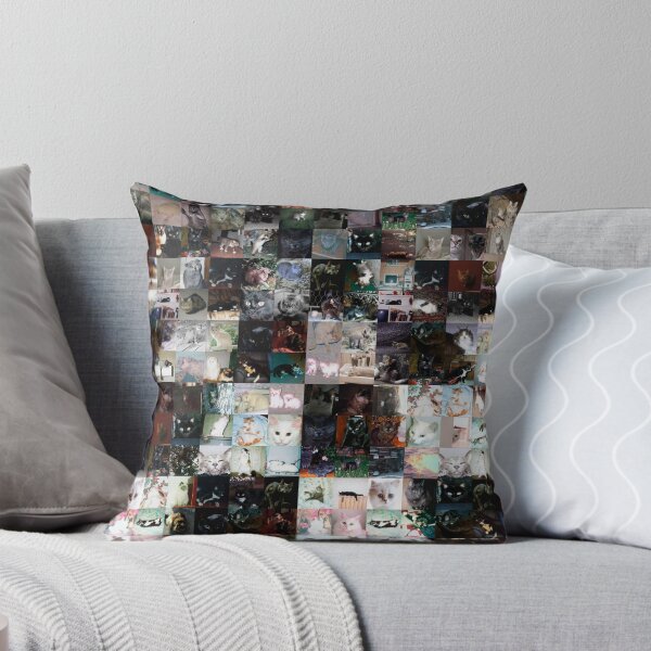 Item preview, Mosaic Checkered Tunnel with Cats Optical Illusion designed and sold by YourIllusion.
