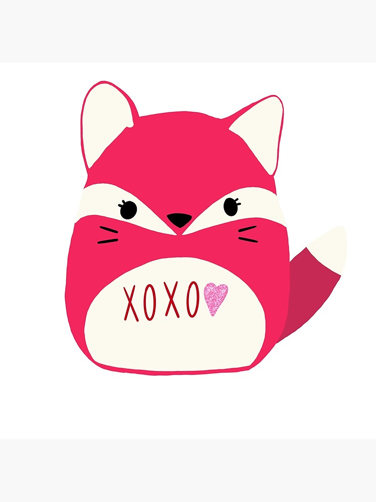 squishmallow valentines day fox