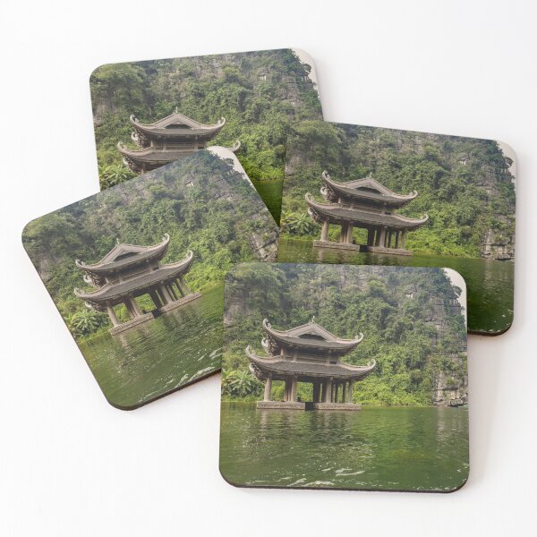 Item preview, Buddhist Temple, Limestone Karst Peaks, Trang An Region, Ninh Binh, Vietnam designed and sold by Ross.A.Campbell.