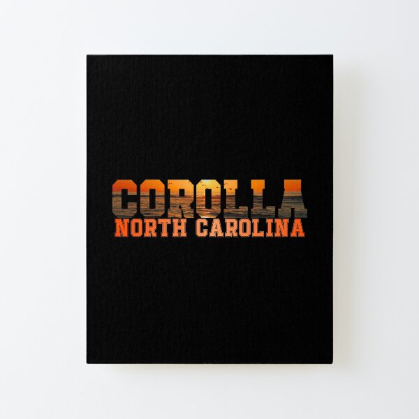 OBX Corolla Canvas Mounted Print