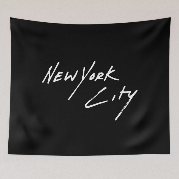 Item preview, New York City NYC Logo White USA United States of America designed and sold by KeepItSimple089.