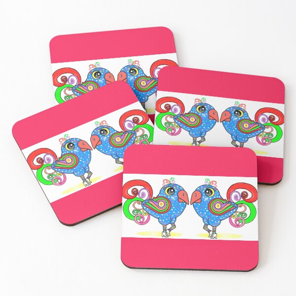 Item preview, colorful birds  designed and sold by Shirley cute art .